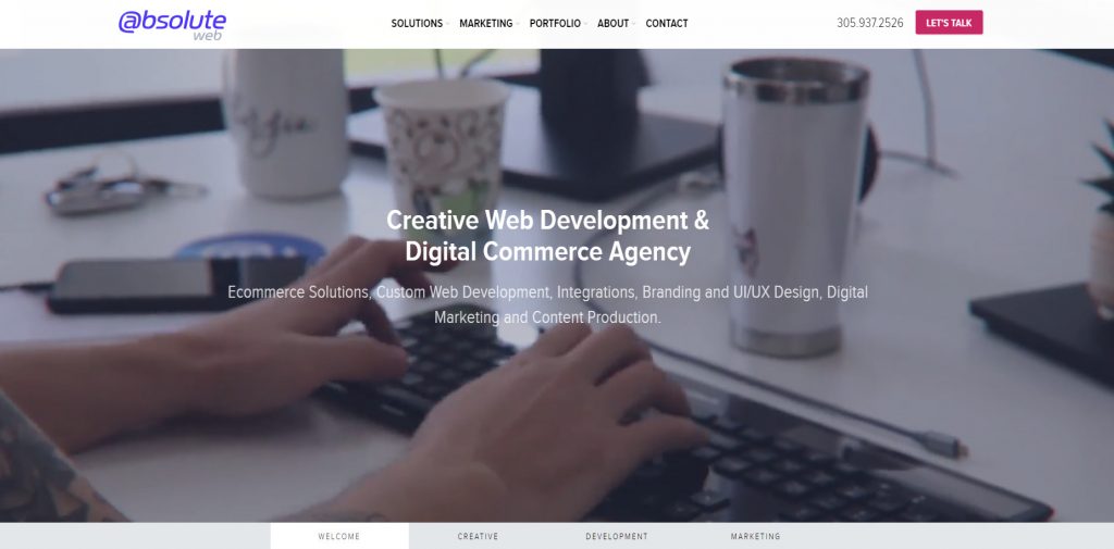 digital commerce agency website - top 11