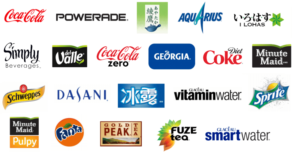 coca cola logo - sparkling drinks logos