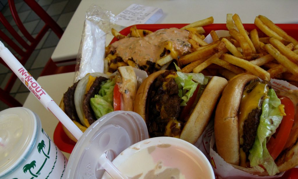 hamburgers - fries - in n out - fast food