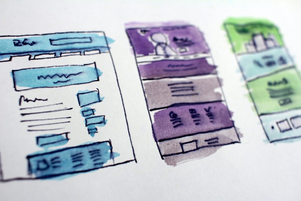 ux design - wireframing - wireframes