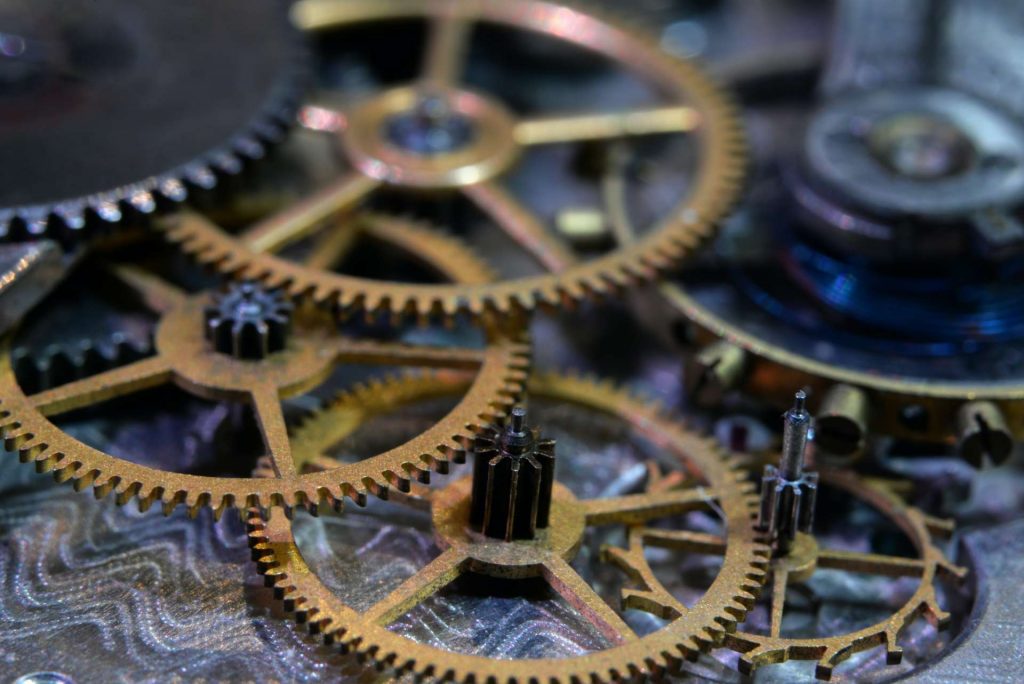 gears - gold gears - mechanism