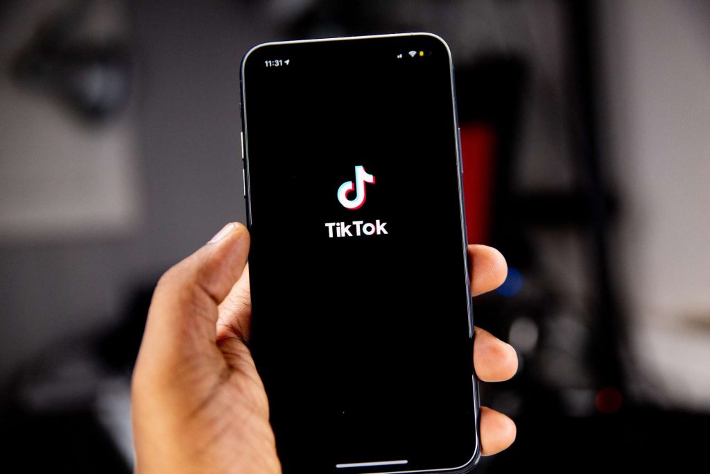 tiktok - smartphone- hand - social media