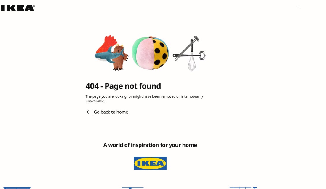 The best UX for 404 error page [Practices + Examples]