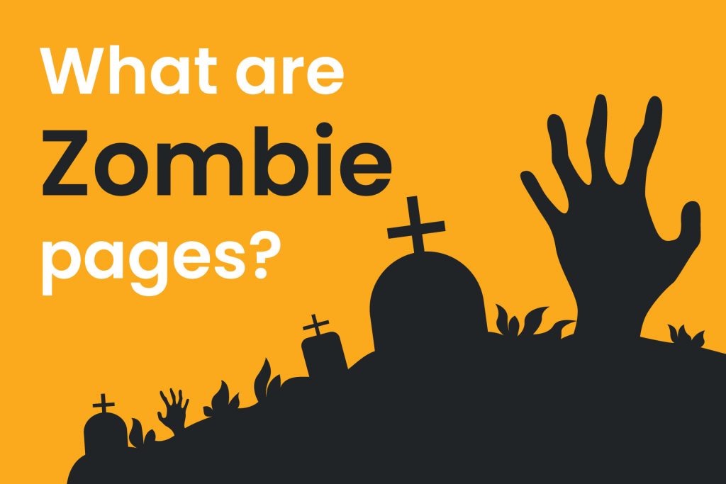 what are zombie pages - cemetery - zombie hands