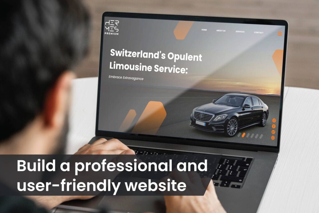 build a professional and user friendly website - limo website development