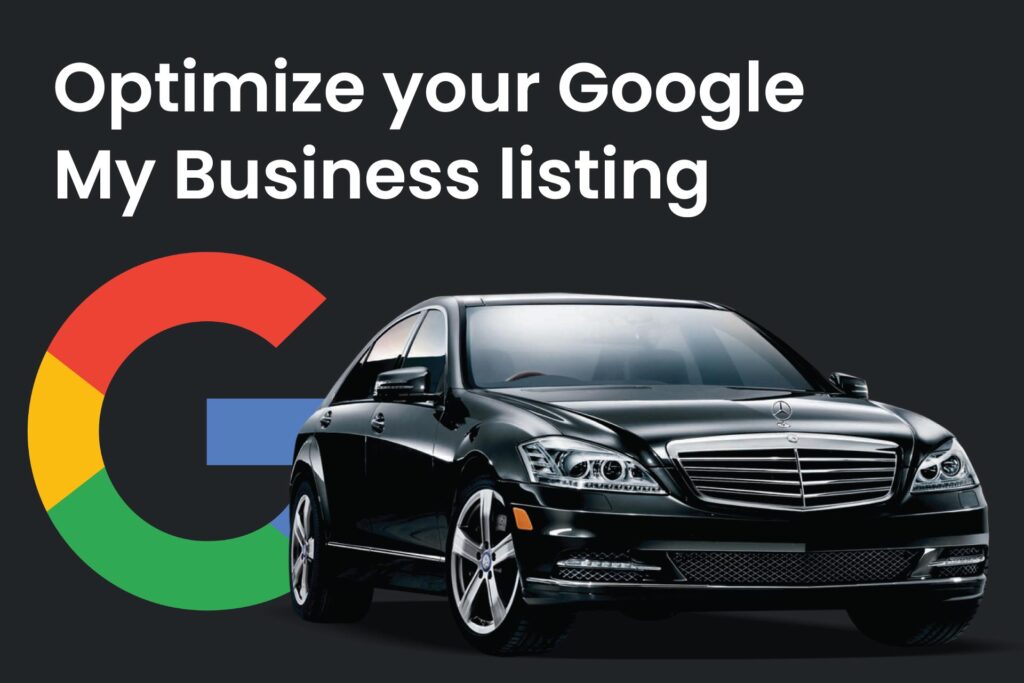 google my business listing for limousine service site