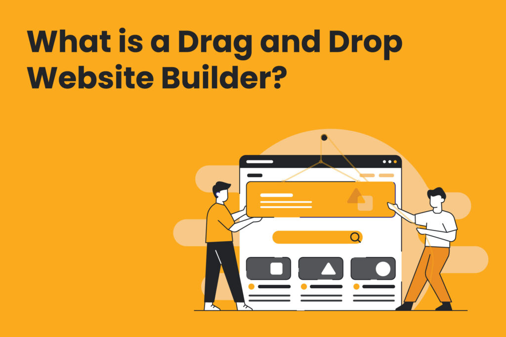 what is a drag and drop website builder