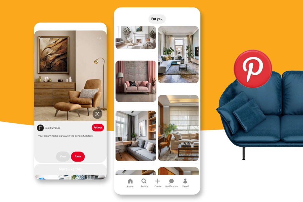 pinterest marketing for furniture business - social media marketing pinterest - pinterest content creation