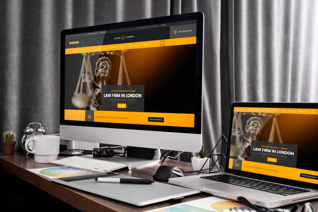 law firm web design - attorney website design - web design for legal practice - website design for law firms